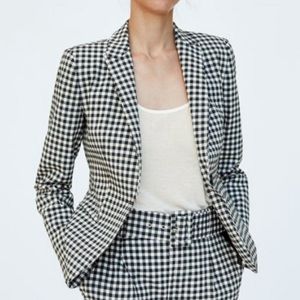 Black and White Blazer